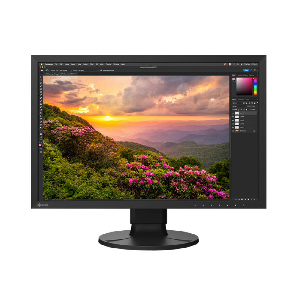 24.1インチカラー液晶モニター(1920x1200/USB Type-C(DisplayPort Alt Mode、HDCP 2.3)、DisplayPort(HDCP 2.3)、HDMI(Deep Color、HDCP 2.3)/ブラック)