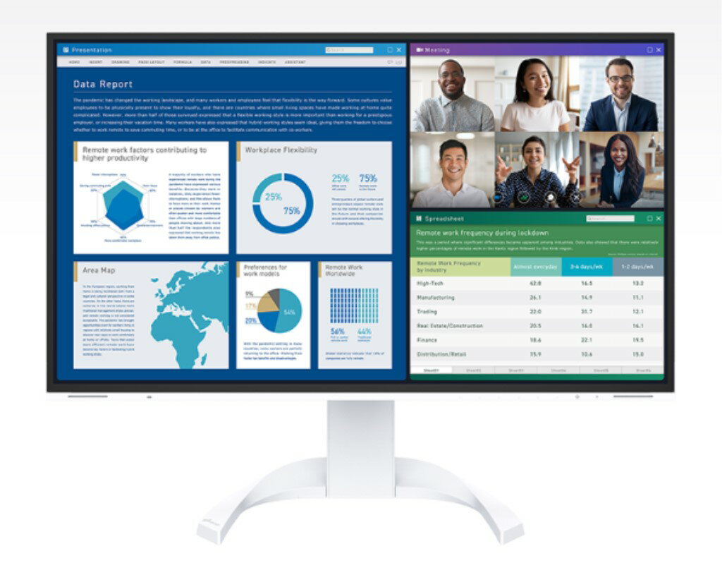[FlexScan]27インチカラー液晶モニター(3840x2160/USB Type-C(DisplayPort Alt Mode、HDCP 2.3/1.3)、DisplayPort(HDCP 2.3/1.3)、HDMI(HDCP 2.3/1.4)x2/ブラック)