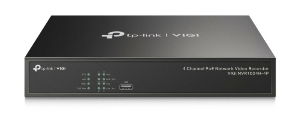VIGI 4チャンネル PoE+ ネットワークビデオレコーダー