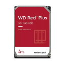 WD Red Plus 3.5インチ内蔵HDD 4TB SATA6Gb/s 