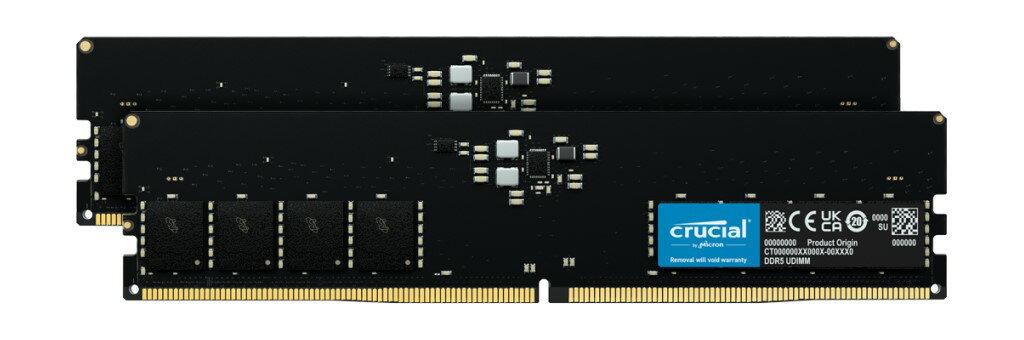 デスクトップPC用増設メモリ 32GB(16GBx2枚)DDR5 5600MT/s CL46 UDIMM