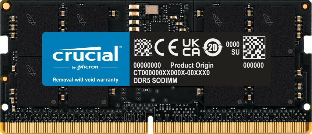 ノートPC用増設メモリ 24GB(24GBx1枚)DDR5 5600MT/s CL46 SODIMM