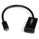 Mini DisplayPort 1.2 -HDMI アクティブ変換アダプタ Ultrabook(ウルトラブック)/ノートパソコン対応 ミニディスプレイポート/mini DP(オス) - HDMI(メス) 4Kディスプレイ対応