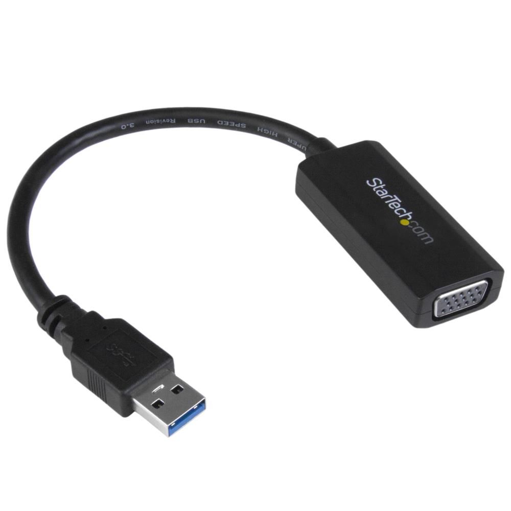 USB 3.0 - VGA変換アダプタ オンボード・ドライバインストールに対応 USB 3.0 A(オス) - VGA 高密度D-Sub15ピン (メス) 1920x1200(USB 3.0の場合)