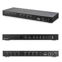 ビデオスイッチャー/4入力4出力/4K60Hz HDMI/オーディオ&イーサネット制御/4x4 HDMI分配器 ハブ セレクター スプリッター/HDMI マトリックススイッチ 切替機(2)