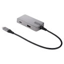 USB Type-Cマルチ変換アダプター/ノートPCドッキングステーション/4K60Hz HDMI 2.0/3ポート10Gbps USB ハブ/100W USB PD/タイプC対応トラベルドック/25cmケーブル