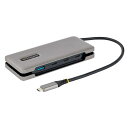 USB-Cハブ/4ポート/1x USB-A & 3x USB-C/10Gbps USB 3.1/3.2 Gen2/Thunderbolt 3/4対応/バスパワー/25cm 巻き取り式ケーブル/ポータブル タイプC ハブ/コンパクト Type-Cハブ