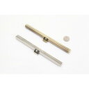19cm 直線口金 訳あり 文鎮口金 ネジ留めタイプ(ネジ付き) アンティークゴールド ワケアリ品