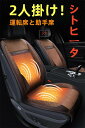【送料無料】シートヒーター 助手席&運転席 電熱シート 12V専用 二人掛け 助手席 カー用品 車用品 シガーソケット 温度調節 車用 シートカバー 暖房 滑り止め ホットカーシート 感電防止 過熱保護 電熱カバー 電気カーシート ヒーター内蔵シート ホットカーペット(2)