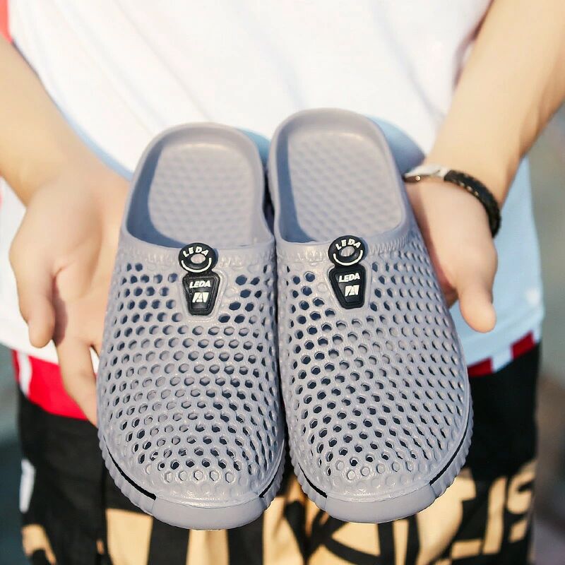 【期間限定ポイント10倍】【送料無料】メンズ レディースメッシュ スリッパ 室内 ビーチ 職場 クロッグ サボ サンダル 通気性 滑り止め