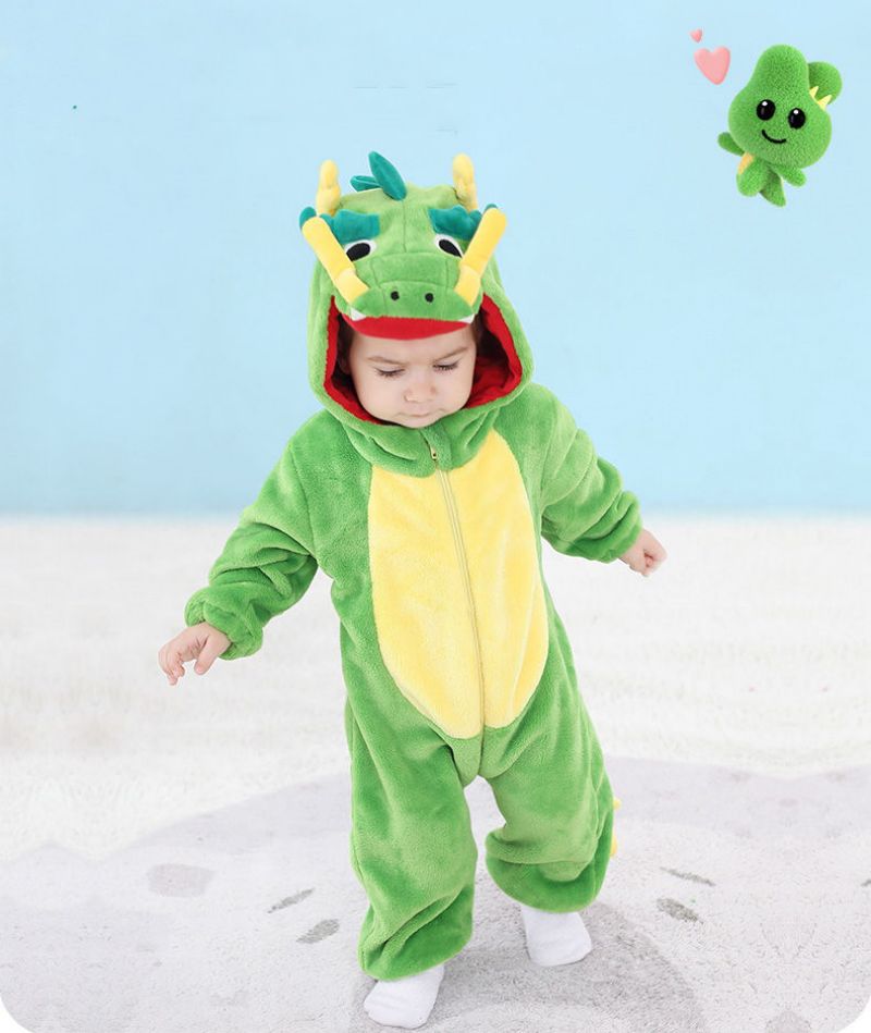 【期間限定ポイント10倍】[2024年干支 辰 着ぐるみ 甲辰 年賀状 ]ベビー 干支 龍 着ぐるみ もこもこ カバーオール キッズ 赤ちゃん ベビー服 ロンパース 子供 冬服 防寒 あったか 着ぐるみ クリスマス 出産祝い ハロウィン衣装 パーティー衣装 59/66/73/80/90/100cm 3