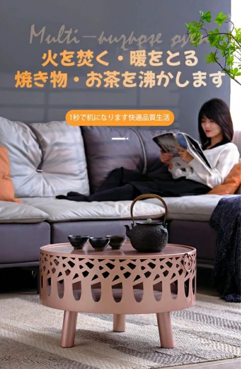 新品ストーブ 炭ストーブ 加熱火鉢 バーベキューストーブ 庭/アウトドア/室内 家庭...