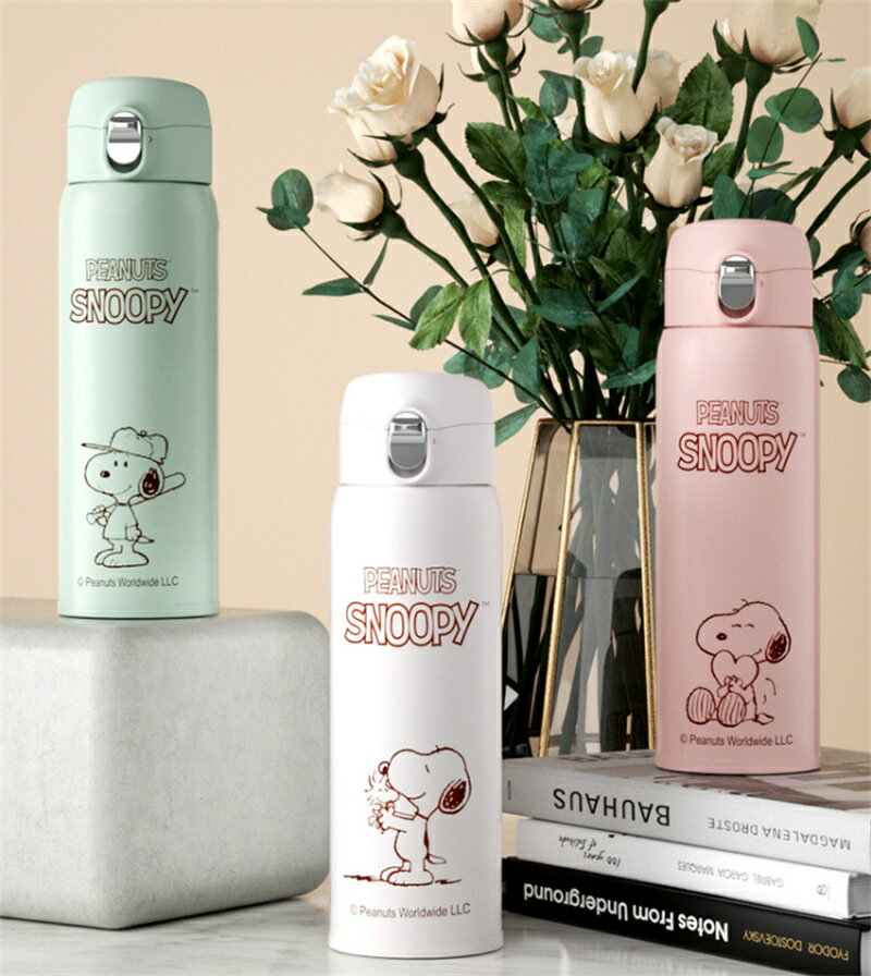 snoopy 水筒 飲み口2種類 480ml 水筒 ワンタッチ かわいい 大人用 子供用 魔法瓶ポット 贈り物 水筒 スヌーピー ステンレスボトル 可愛い こども 水筒 魔法瓶 子供用 2way 保温 保冷 誕生日 子供 お中元 2023 ギフト プレゼント 恋人