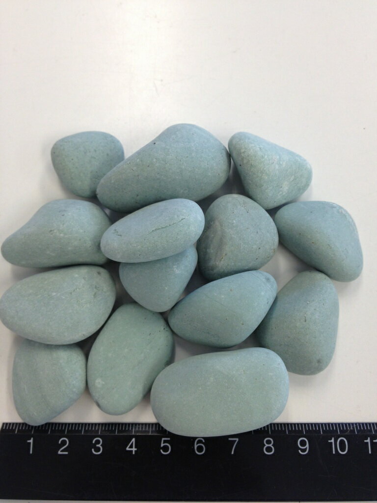 玉砂利 グリーン 緑玉石 18kg 送料無料 /お庭/ガーデニング/ディスプレイ/室内/屋外