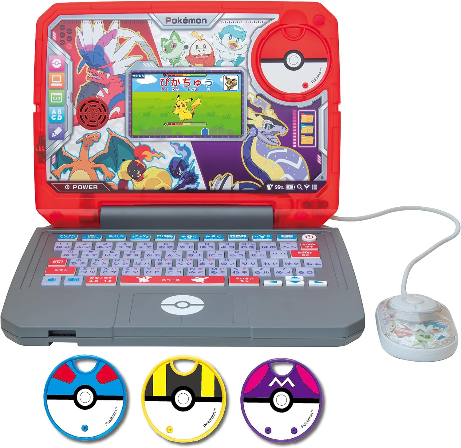 子供用パソコン 光るぜっ！ポケモンタイピング PC　パソコン Pokémonパソコン PokémonPC