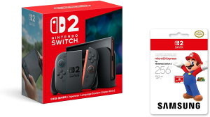 【 6月5日発売】Nintendo Switch 2(日本語・国内専用)+Samsung microSD Express Card 256GB for Nintendo Switch 2