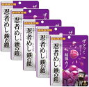 月間優良ショップ受賞店 5袋セット 【忍者めし 鉄の鎧 】グレープ味 40g ×5袋
