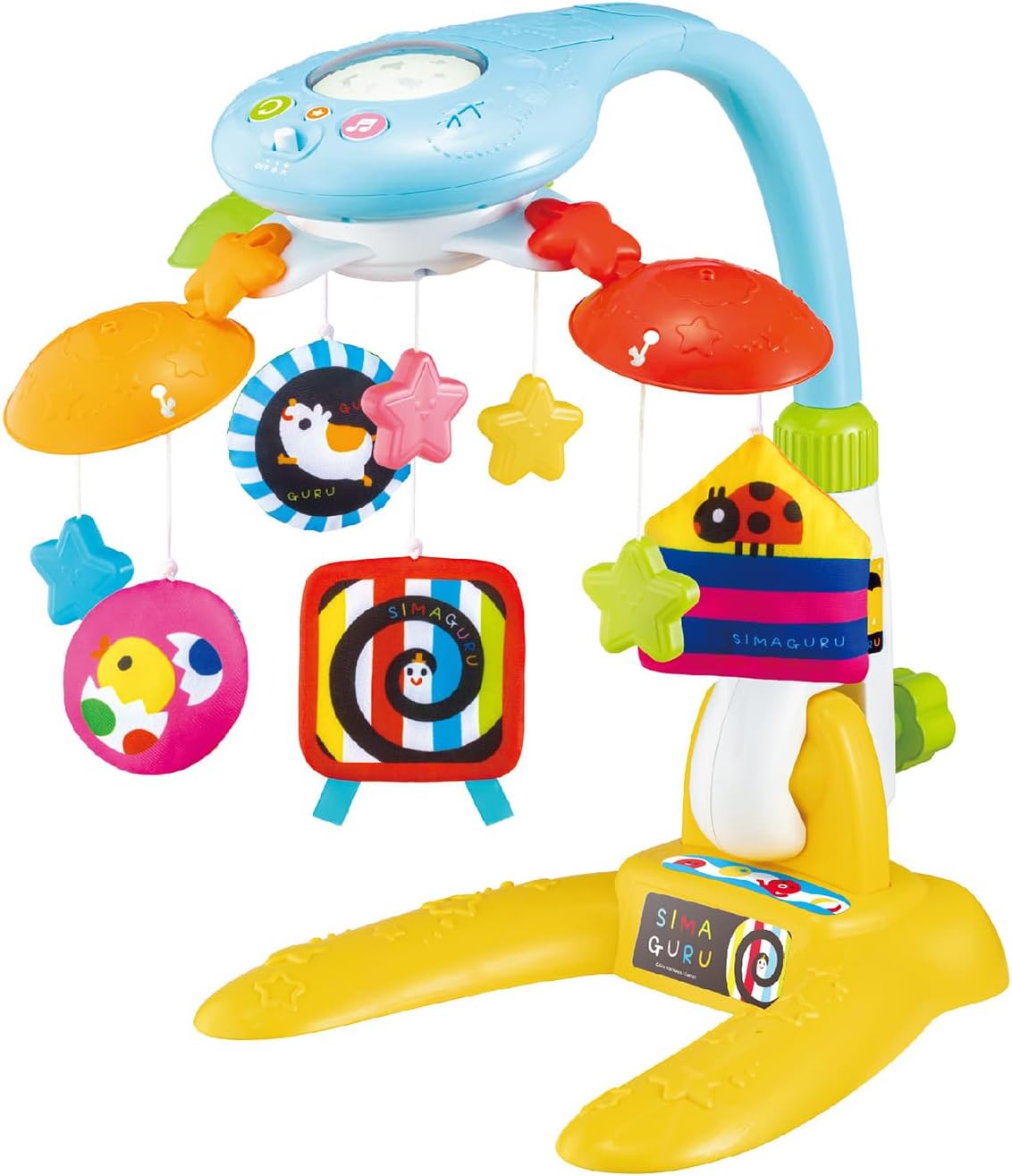 月間優良ショップ受賞店 ジョイパレット 泣きやむ! 笑う! ねんねも♪しましまぐるぐる4wayプロジェクター&メリー