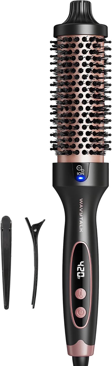 月間優良ショップ受賞店 ロールブラシアイロン 38mm ツヤ髪ブロー仕上げ トルマリンセラミック マイナ..