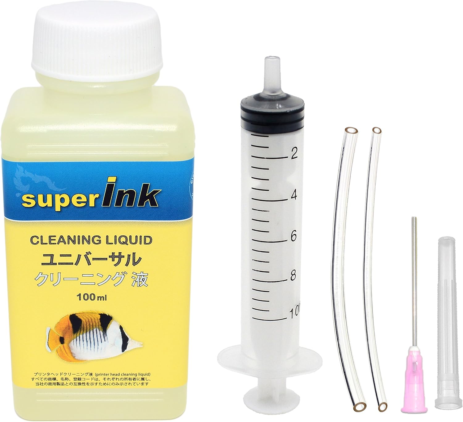 月間優良ショップ受賞店100ml クリーニング液 - superInk ユニバーサル 洗浄液 インクジェットプリントヘッド用（キヤノン エプソン ブラザー HP...