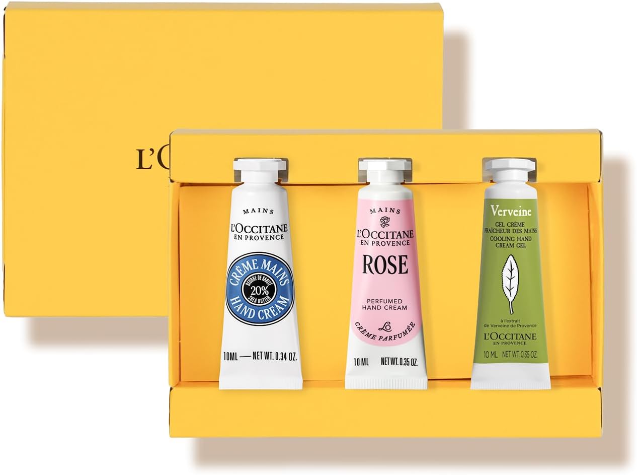 月間優良ショップ受賞店 ロクシタン(L'OCCITANE) ミニハンドクリームトリオ (カリテコンフォート シア&ローズ&ヴァーベナ) 3本セット 誕生日 人気...