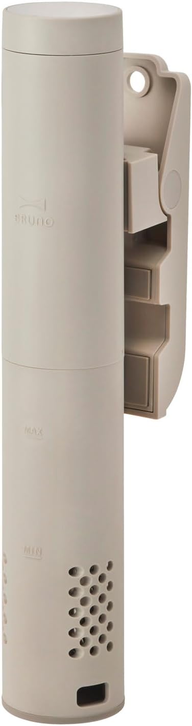 月間優良ショップ受賞店 BRUNO ブルーノ コンパクト 低温調理器 グレージュ 低温加熱 ヘルシー しっとり スライド式クリップ 鍋 深鍋 浅鍋 スタンド おしゃれ かわいい 防水規格IPX7 BOE099-GRG