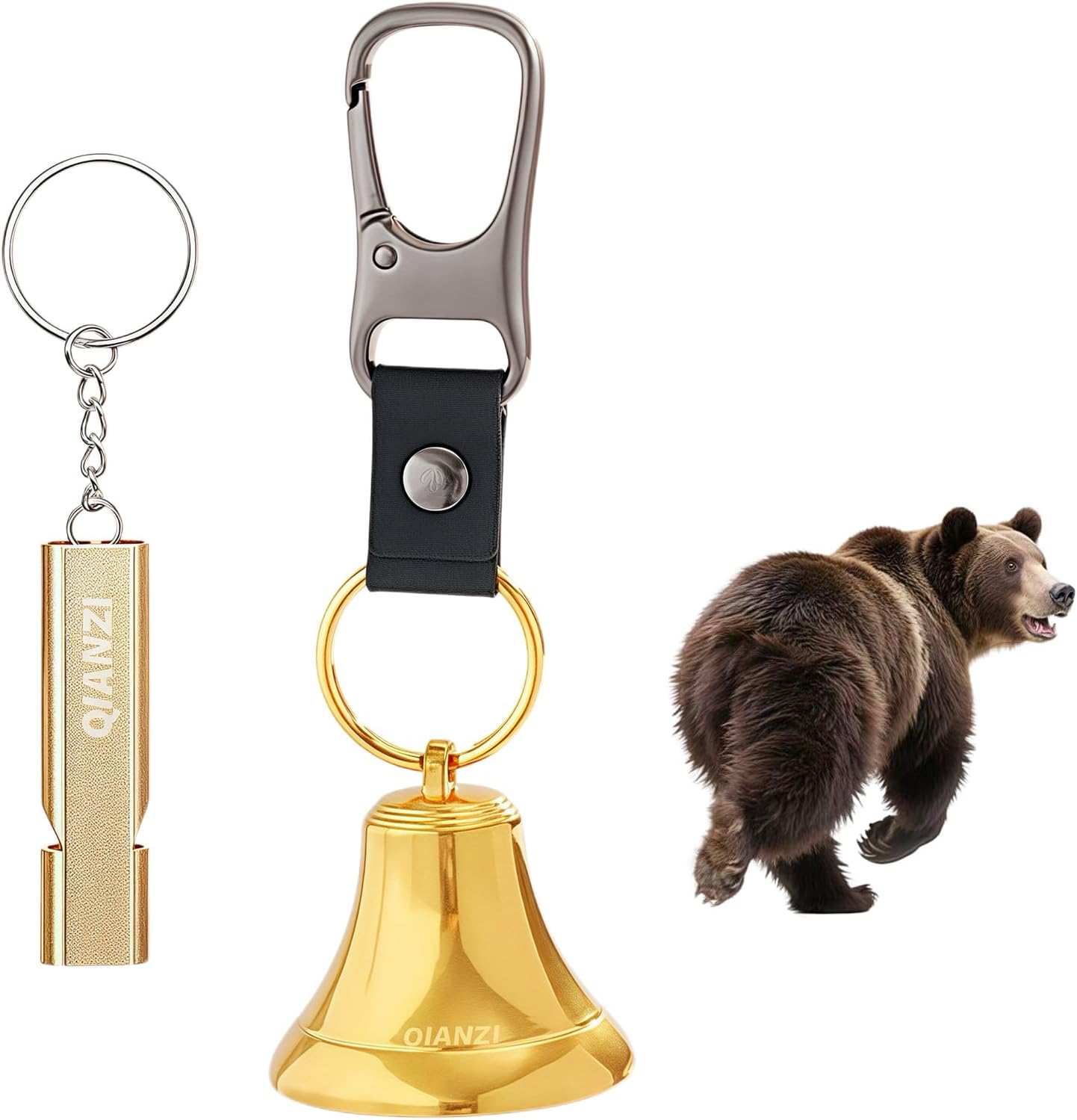 月間優良ショップ受賞店熊鈴 熊よけ鈴 【真鍮の音色でしっかり熊対策】クマよけ鈴 くまよけ鈴 大音量  ...