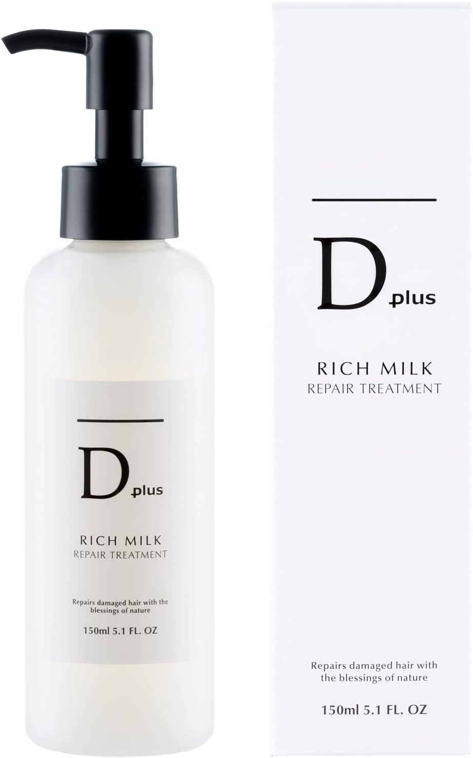 月間優良ショップ受賞店 美粧AKARI D plus (ディープラス) リッチミルク リペアトリートメント 150ml