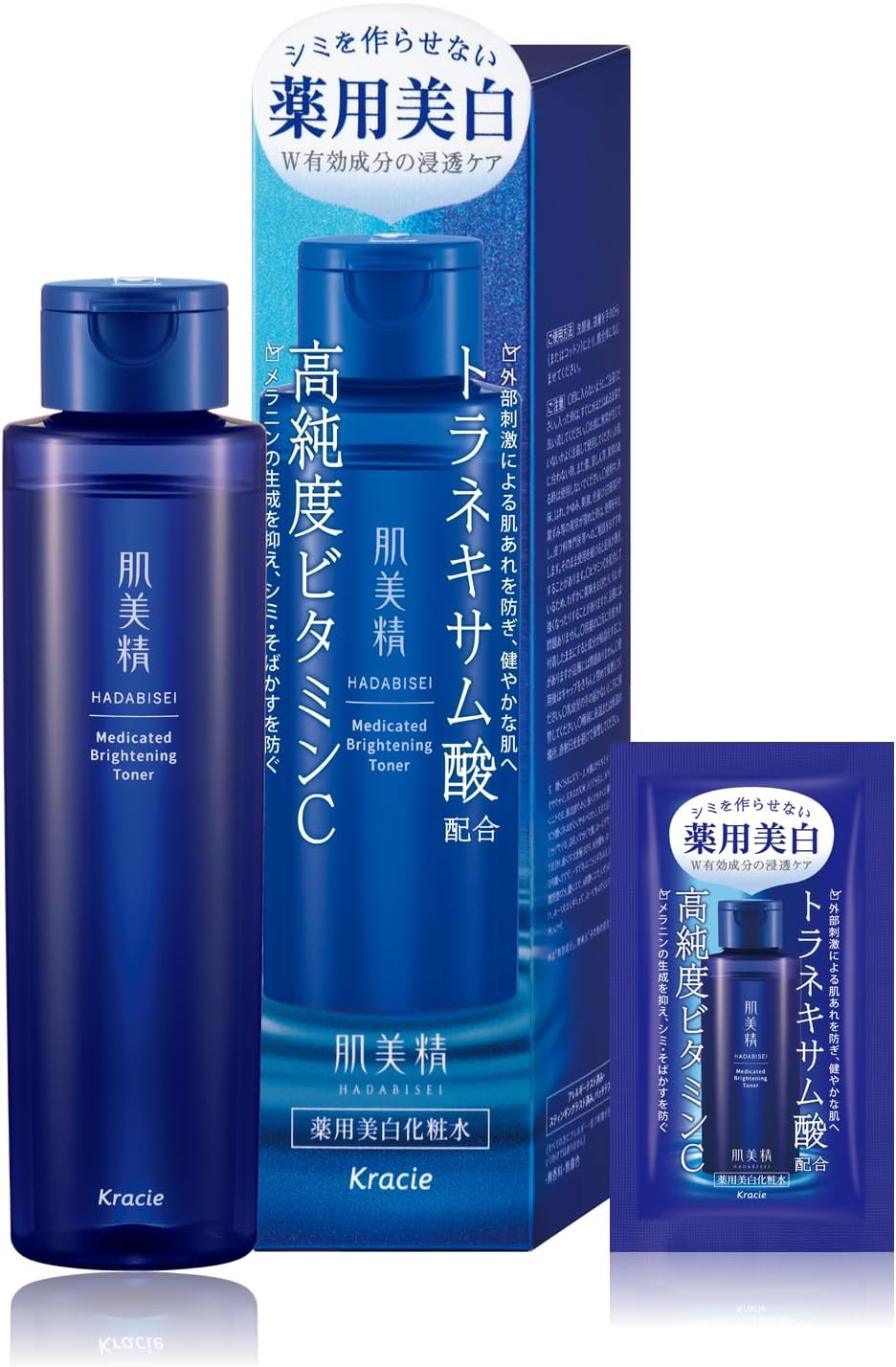 乐天商城 - 月間優良ショップ受賞店肌美精 【医薬部外品】 薬用 美白化粧水 170ml おまけ付き | スキンケア ビタミンC トラネキサム酸 シミ そばかす くすみ 毛穴