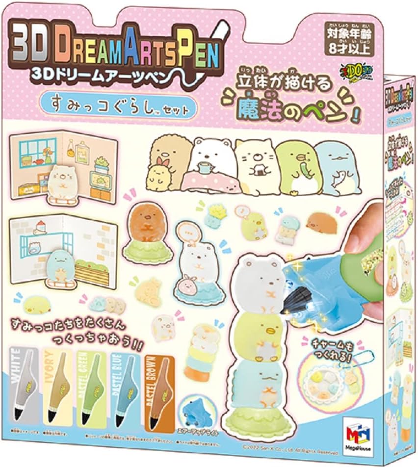 乐天商城 - 月間優良ショップ受賞店 メガハウス(MegaHouse) 3Dドリームアーツペン すみっコぐらしセット