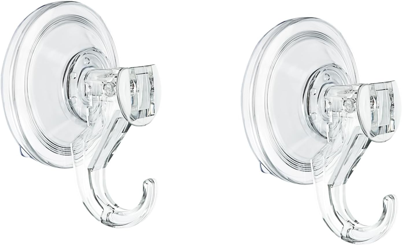 月間優良ショップ受賞店 吸盤フック 強力 2個セット 吸盤 フック 壁を傷つけず透明 耐荷 透明高耐久真空吸盤 浴室フック穴を開けない 壁掛けフック 繰り返し使用可能 壁 傷つけない 浴室 風呂 キッチン オフィス 玄関 耐荷重3kg ネジ不要