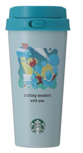 月間優良ショップ受賞店 Pokémon + STARBUCKS ステンレス TOGO ボトル ゼニガメ 473ml　ポケモン×スタバ コラボボトル