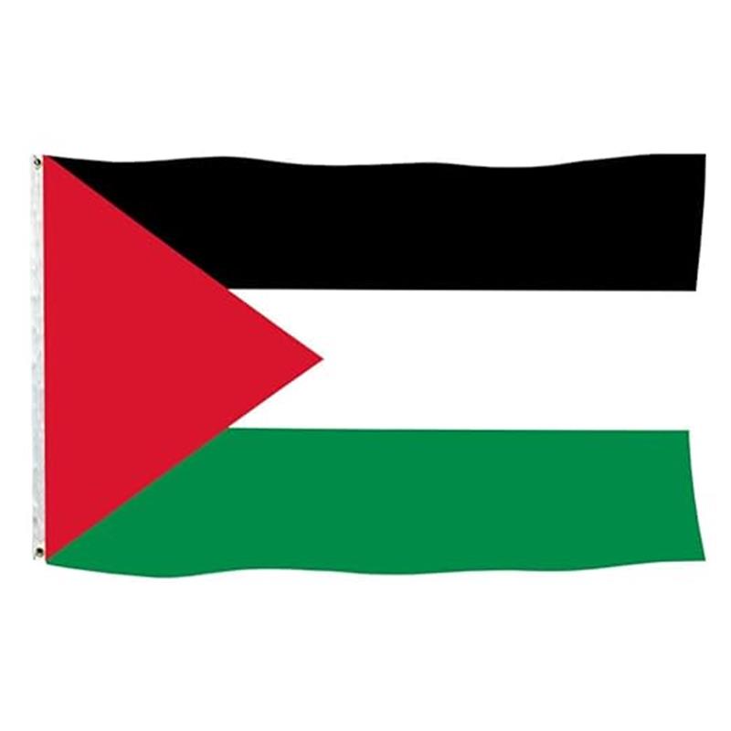 パレスチナ 旗 90X150cm パレスチナ ポリエステル スティック 旗 国家 国 旗 バナー 真鍮 グロメット付き 用 パレード 国際 フェスティバル イベント パーティー 用品 Palestine