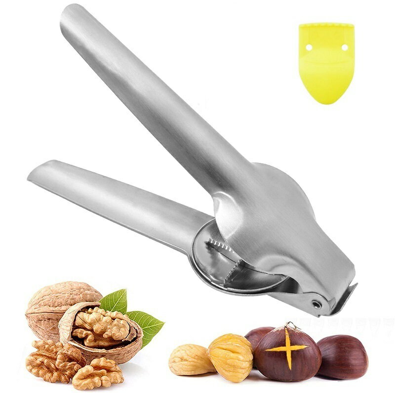 【栗の皮むき器】ステンレス鋼製栗カッター・ポータブル栗クランプ・ナッツカッター・人間工学デザイン..