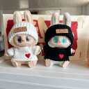 【DIY手作り】THE MONSTERS Exciting Macaron LABUBU 専用 Labubu ぬいぐるみ服 ハートニットセット|15cm・17c...