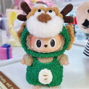 Labubu服 ラブブ服 ラブブぬいぐるみ 対応ラブーのぬいぐるみ ラブブ 服手作り デニムオーバーオール&帽子セット手工製作 アクセサリー かわいい ドール服 Labubu 服