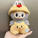 Labubu服 ラブブ服 ラブブぬいぐるみ 対応ラブーのぬいぐるみ ラブブ 服手作り デニムオーバーオール&帽子セット手工製作 アクセサリー かわいい ドール服 Labubu 服