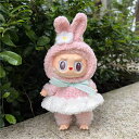 Labubu服 ラブブ服 ラブブぬいぐるみ 対応ラブーのぬいぐるみ ラブブ 服手作り デニムオーバーオール&帽子セット手工製作 アクセサリー かわいい ドール服 Labubu 服