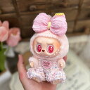 Labubu服 ラブブ服 ラブブぬいぐるみ 対応ラブーのぬいぐるみ ラブブ 服手作り デニムオーバーオール&帽子セット手工製作 アクセサリー かわいい ドール服...