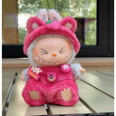 Labubu服 ラブブ服 ラブブぬいぐるみ 対応ラブーのぬいぐるみ ラブブ 服手作り デニムオーバーオール&帽子セット手工製作 アクセサリー かわいい ドール服...
