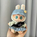 【2点セット】POPMART LABUBU ラブブ 17cm ぬいぐるみ用 着せ替えセット ワンピース&ヘア飾り付き Labubu服 ラブブ服 ラブブぬいぐるみ ラブブ 服手作り アクセサリー かわいい Labubu 服 POPMART LABUBU ラブブ ぬいぐるみ用 着せ替え服セット 17cmサイズ対応