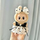 Labubu服 ラブブ服 17cm ラブブぬいぐるみ 対応ラブーのぬいぐるみ ラブブ 服手作り デニムオーバーオール&帽子セット手工製作 アクセサリー かわいい ドール服 Labubu 服