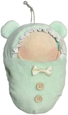 ぬい服 寝袋 10cm もちふわ くま ミント 赤ちゃん用 キュート 推し活グッズ おしゃれ シンプル 高品質