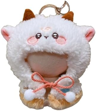 【ぬい服 ポンチョ キュルルン 猫と羊のフード付き 10cm~12.5cm対応 推し活グッズ おしゃれ シンプル キュート｜推しどうしをもっとかわいく！猫と羊のフード付きポンチョでコーディネート】 概要説明：ぬい服として人気のポンチョ。猫と羊のデザインで、キュートなフードが特徴です。10cm～12.5cmのボディに最適。推し活やプレゼントにもおすすめ。 ● 商品の特長 ● 着脱簡単 フードをかぶせてリボンを結ぶだけで簡単に着せられます。既にお洋服を着ているぬいちゃんにも対応。 ● キュートなデザイン うるうるおめめが印象的な猫と羊のデザインで、おしゃれかつシンプル。 ● 幅広いシーンに対応 通勤や旅行、プレゼントなど、さまざまなシーンで活躍します。 ● 素材 ・綿素材 ・リボン ● サイズ ・サイズ：約10cm～12.5cmのぬいボディ向け ● こんなシーンにおすすめ ・推し活用 ・プレゼントやギフト用 おしゃれでシンプルなデザインのポンチョで、推しどうしをさらに可愛く演出しませんか？ ご注意： ・サイズは手作業のため誤差が生じる場合があります。 ・モニターにより色味が異なる場合があります。スタイル: きゅるるんにゃんこスタイル: きゅるるんメリー