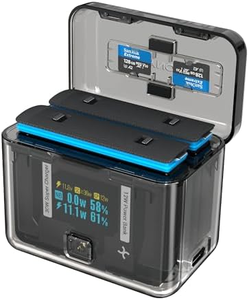 Insta360 X4 バッテリー充電器 電池専用急速充電ハブ USB-C対応 インスタ360アクセサリー