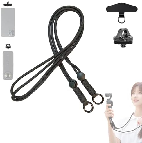 スマホ対応 ネックストラップホルダー 首掛け 1/4ネジ対応 アクションカメラ GoPro Insta360 iPhone An..