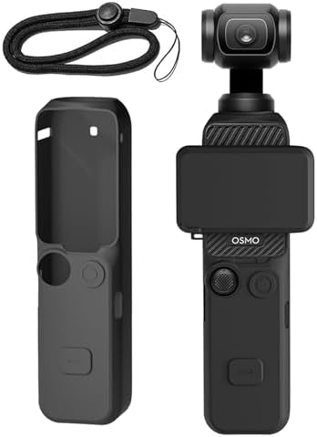 DJI OSMO Pocket 3用シリコンケース 落下防止 傷防止 ソフト保護スリーブ デジタルカメラアクセサリー