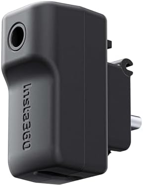 Insta360 X4用 マイクアダプター 3.5mm/Type-C 変換 アクセサリー 高音質録音対応 プロ用 オーディオ対応