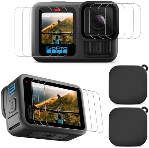 Go Pro HERO13用 ガラスフィルム 10枚セット 日本旭硝子素材 超透明 指紋防止 9H硬度 防水対応 通勤・..