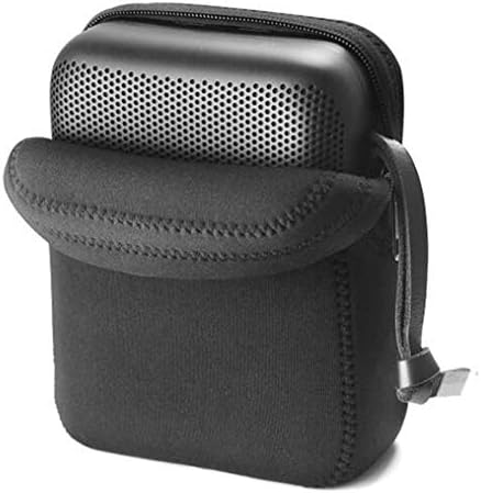 Bluetoothワイヤレススピーカー用 トラベルケース EVAソフトケース 防水耐衝撃 大容量 ポータブル スピーカー収納ケース 黒